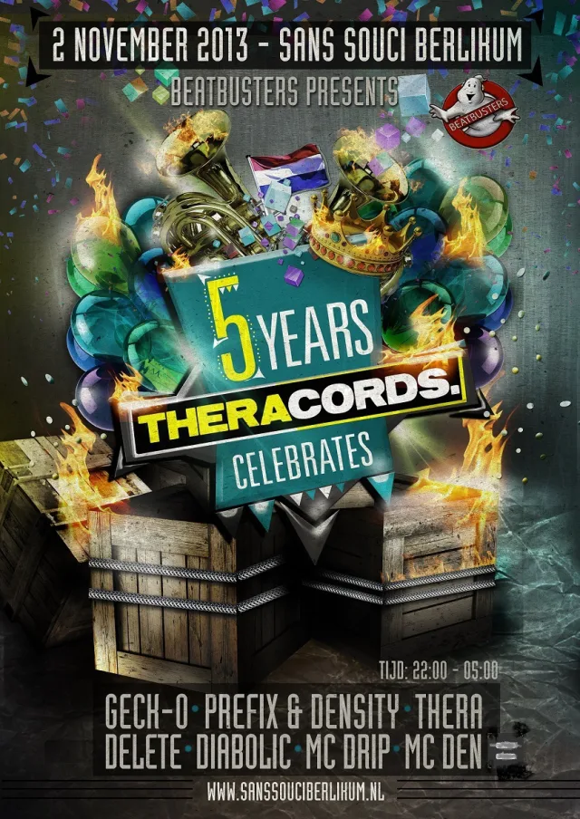 Poster: Beatbusters Theracords Celebrates