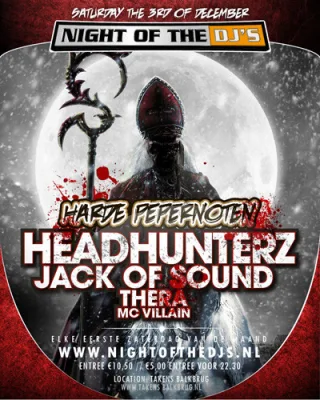 Poster: Night Of The DJ's - Harde Pepernoten