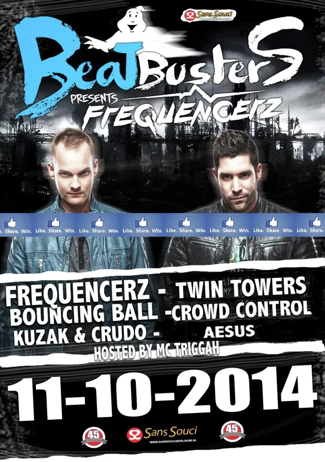 Poster: Beatbusters - Presens FREQUENCERZ !