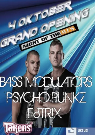 Poster: Night of the DJ's - Takens, Balkbrug