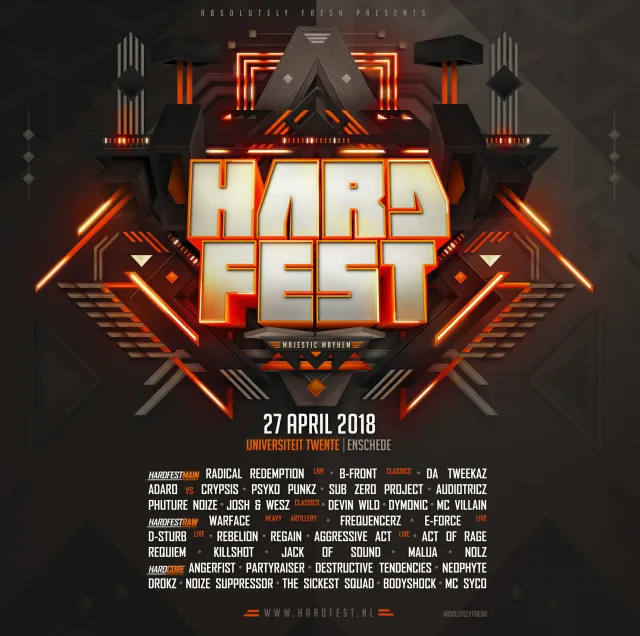 Poster: Hardfest - Majestic Mayhem