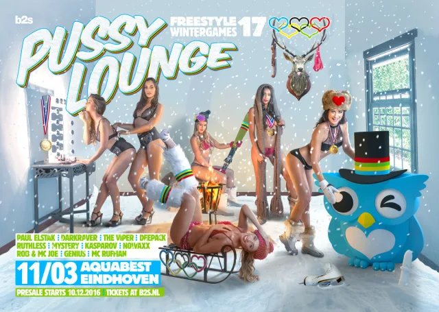 Poster: Pussy lounge - Freestyle Wintergames
