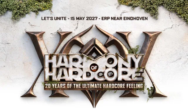 Poster: Harmony of Hardcore 2027 - 20 Years of The Ultimate Hardcore Feeling