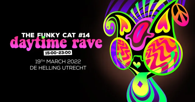 Poster: The Funky Cat #14 DAYTIME RAVE
