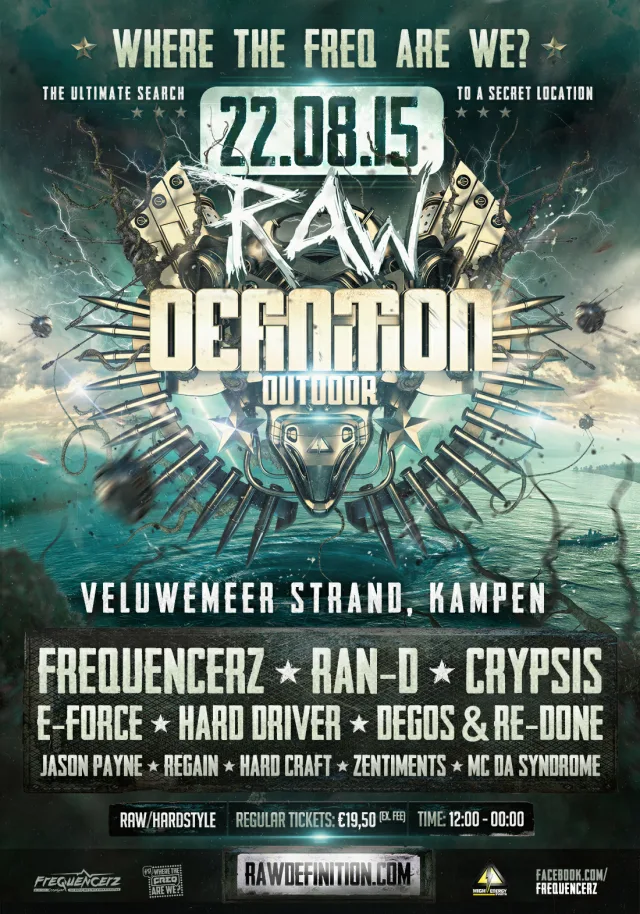 Poster: RAWdefinition Outdoor - Where The Freq Are We?
