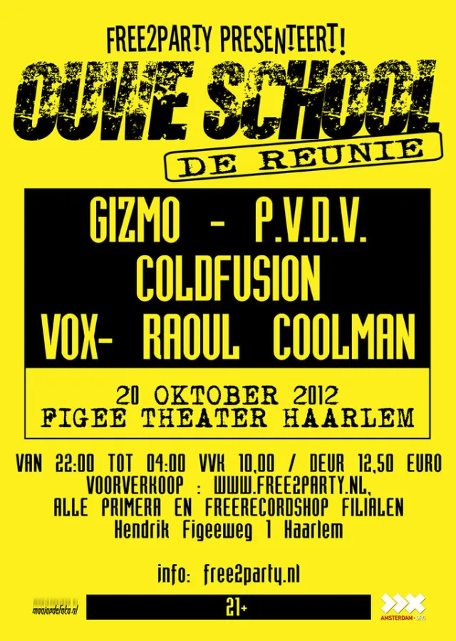 Poster: OUWE SCHOOL DE REÜNIE