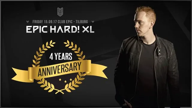 Poster: 4 year Epic Hard! - B-front • Phuture Noize • Bass Chaserz