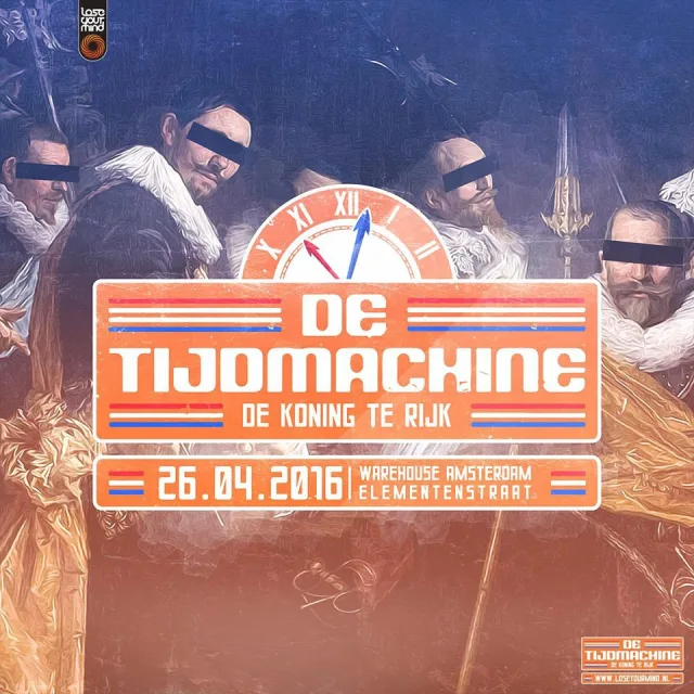 Poster: De Tijdmachine, De Koning te Rijk