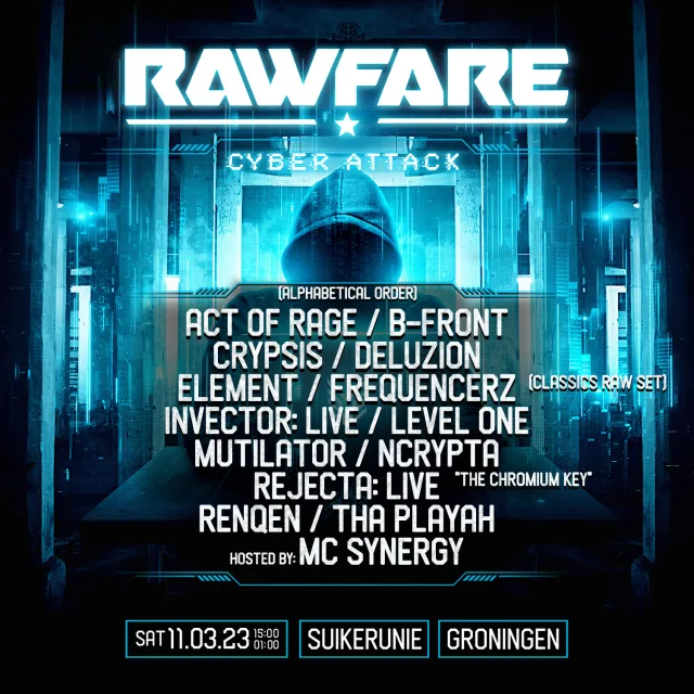 Poster: Rawfare 2023 - Cyberattack