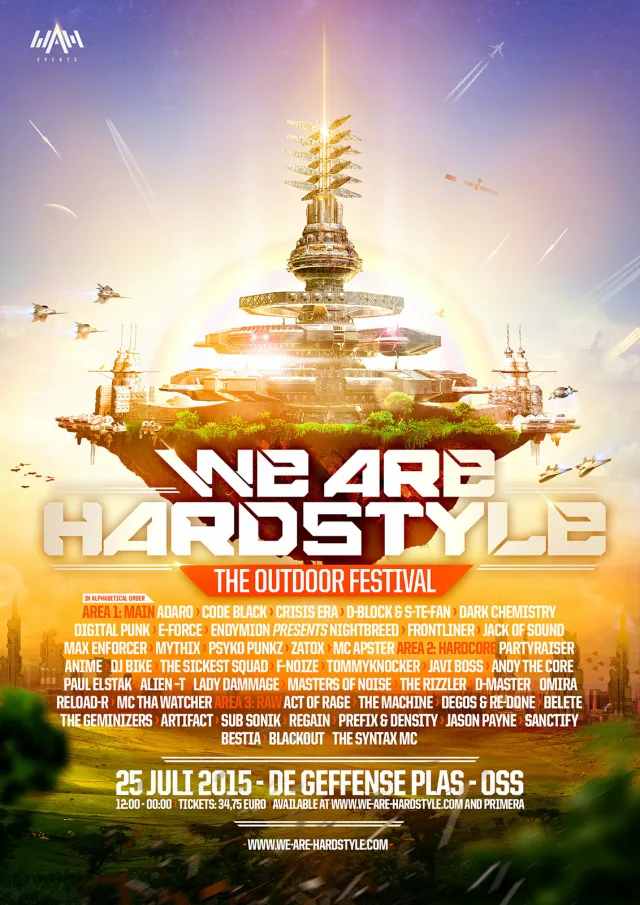 Poster: We Are Hardstyle - The Outdoor Festival
