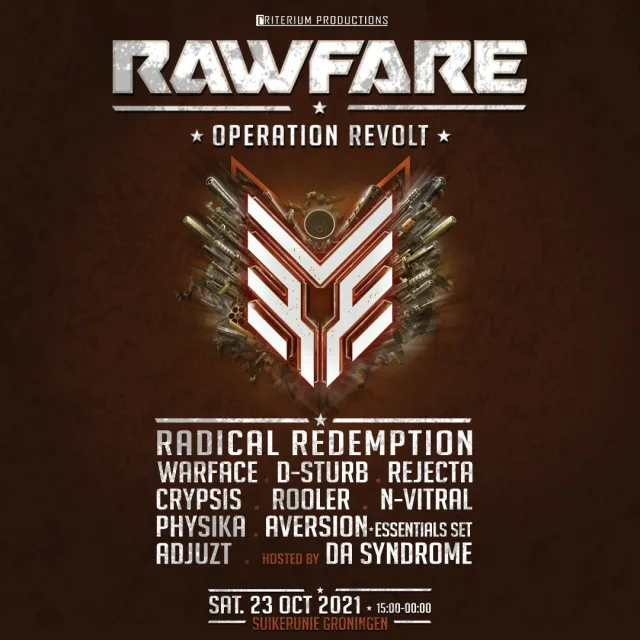 Poster: Rawfare – Operation Revolt