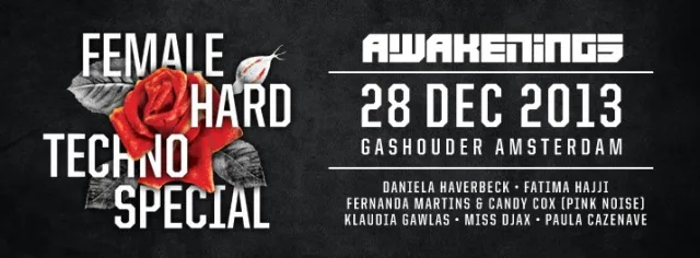 Poster: Awakenings - Female Hard Techno Special