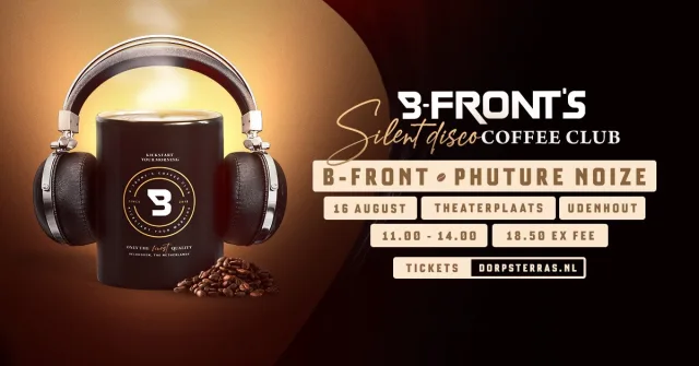 Poster: B-front's Silent Disco Coffee Club #2