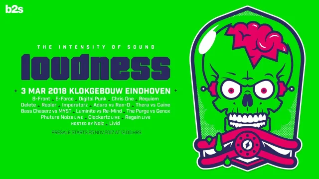 Poster: Loudness, Klokgebouw editie