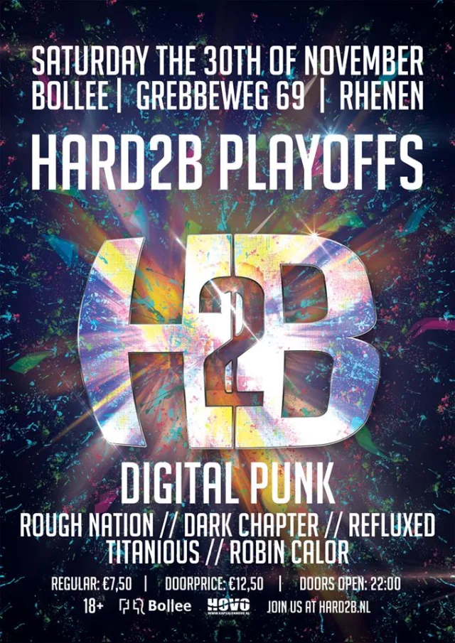 Poster: Hard2B Playoffs