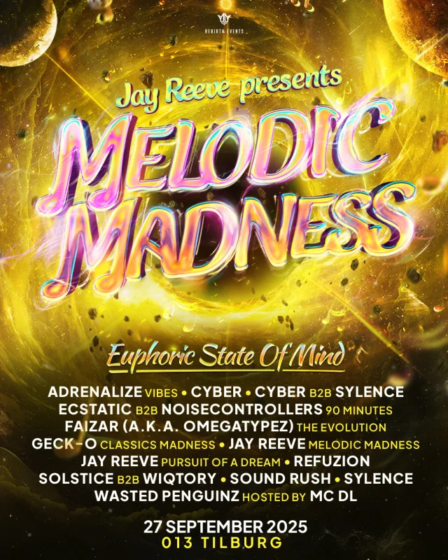 Poster: Jay Reeve presents Melodic Madness