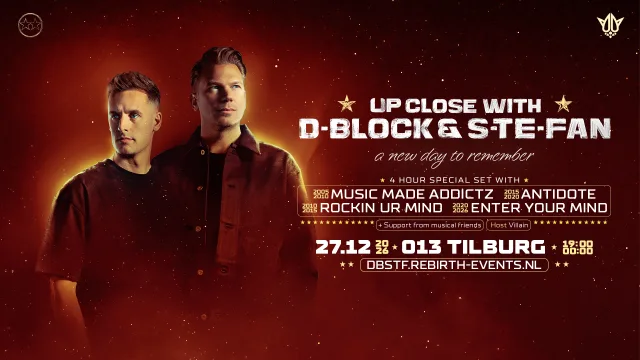 Poster: Up Close with D-Block & S-te-Fan