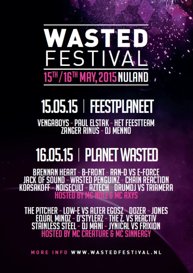 Poster: Wasted Festival 2015