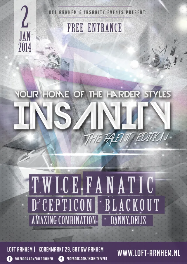 Poster: Insanity - The Talent Edition