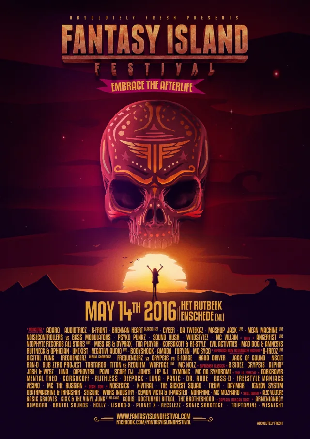 Poster: Fantasy Island Festival - Embrace the Afterlife