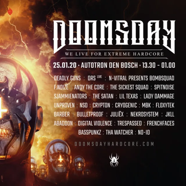 Poster: AFGELAST Doomsday | We live for extreme hardcore AFGELAST