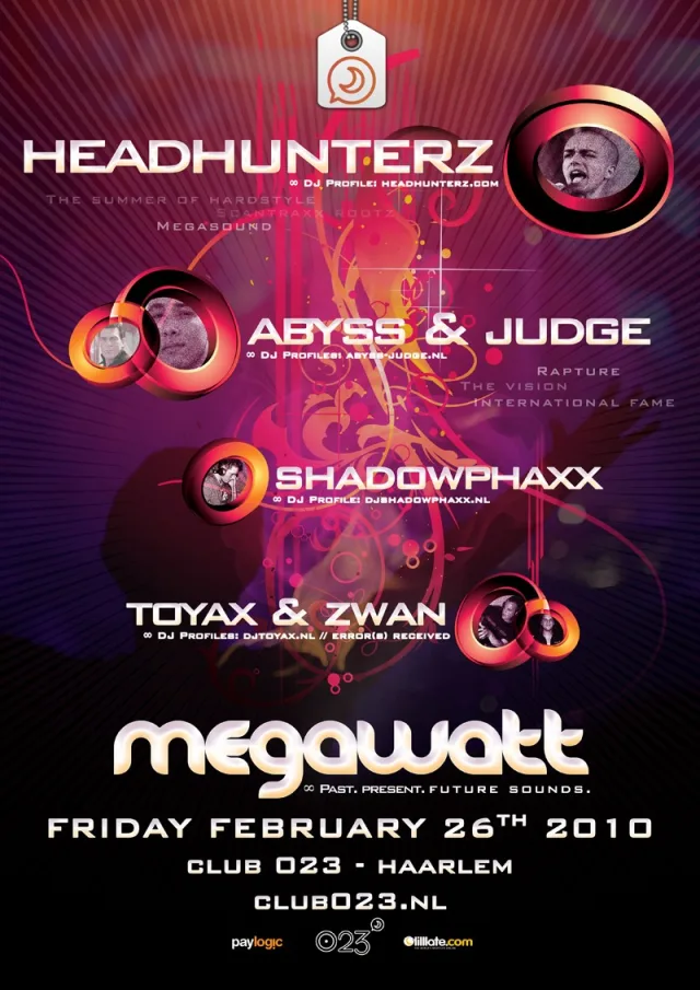Poster: Megawatt - Past, Present, Future sounds