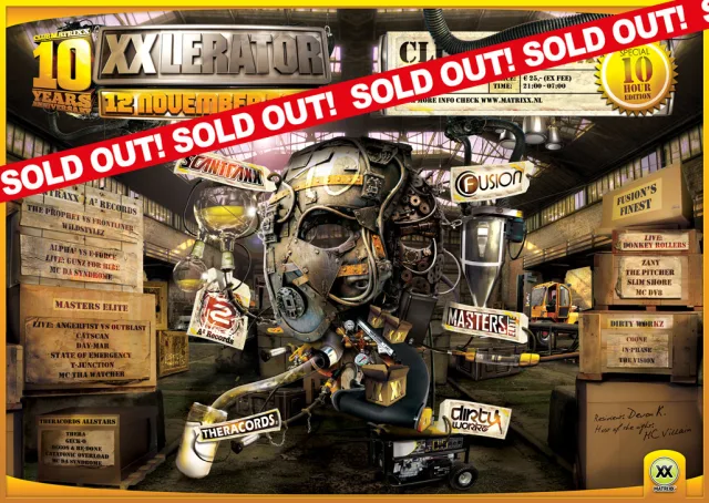 Poster: XXlerator - 10 Years Anniversary