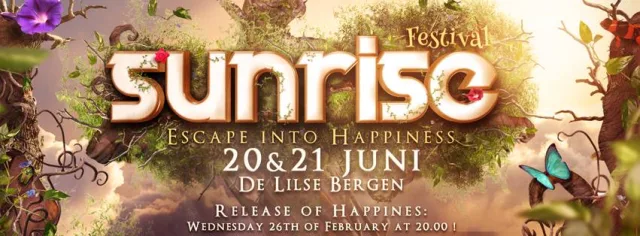 Poster: Sunrise Festival - Escape into Happiness
