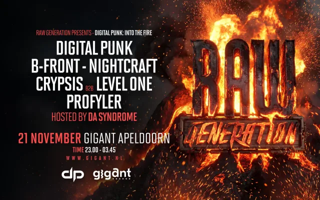 Poster: Raw Generation presents Digital Punk - Into The Fire