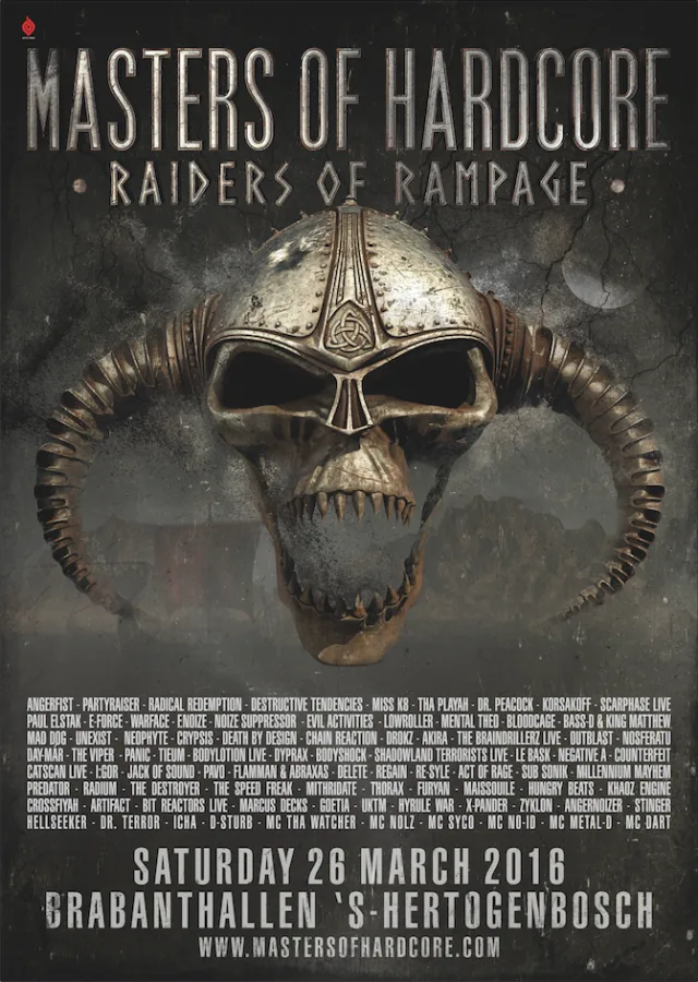 Poster: Masters of Hardcore - Raiders of Rampage
