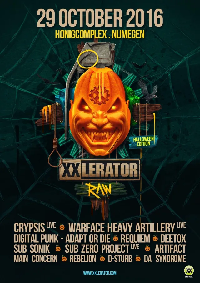Poster: Xxlerator Raw: Halloween