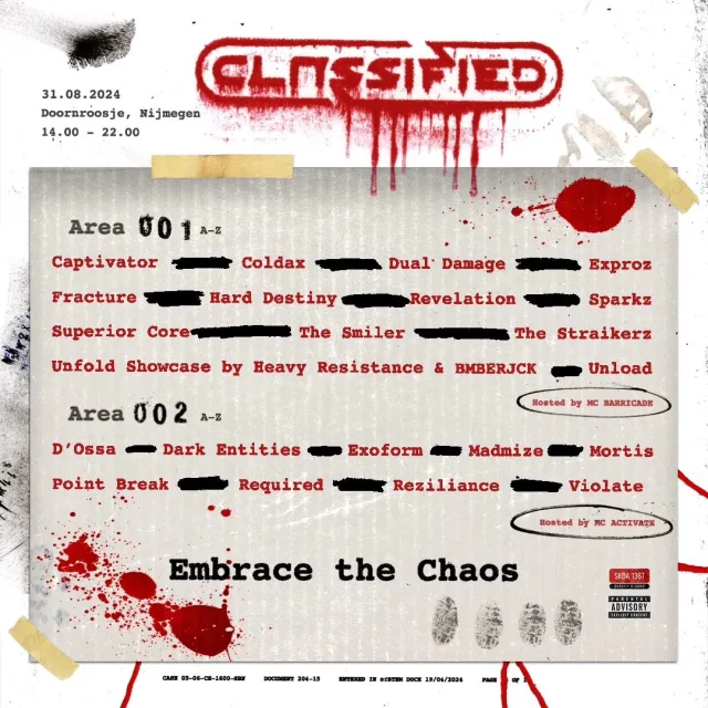 Poster: Classified 2024 - Embrace the Chaos