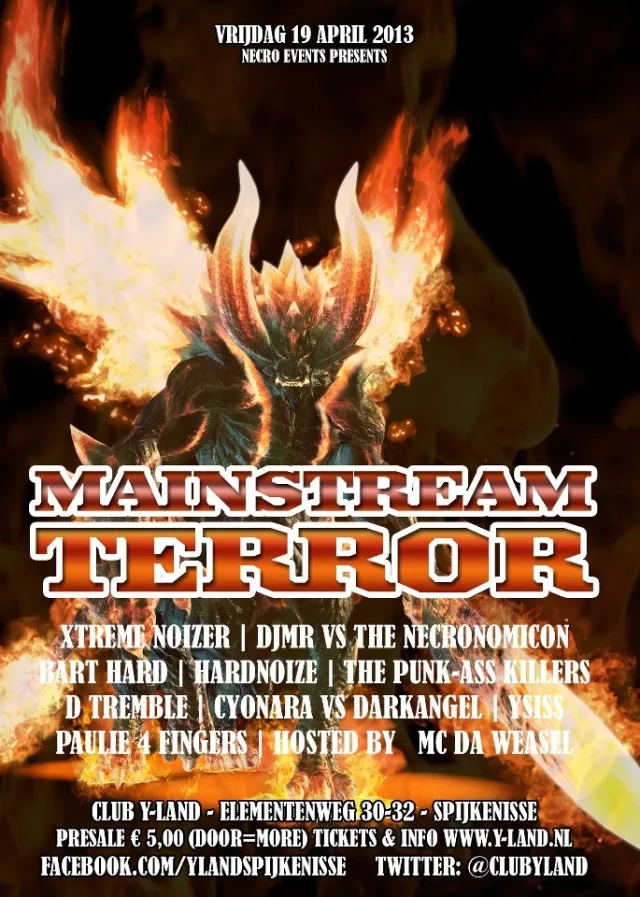 Poster: MAINSTREAM TERROR