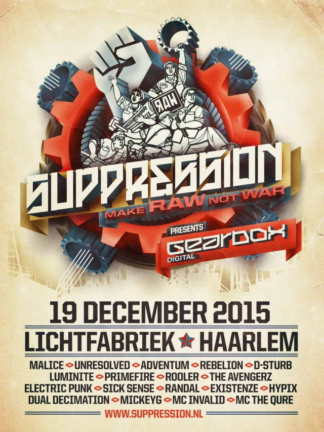 Poster: Suppression presents Gearbox