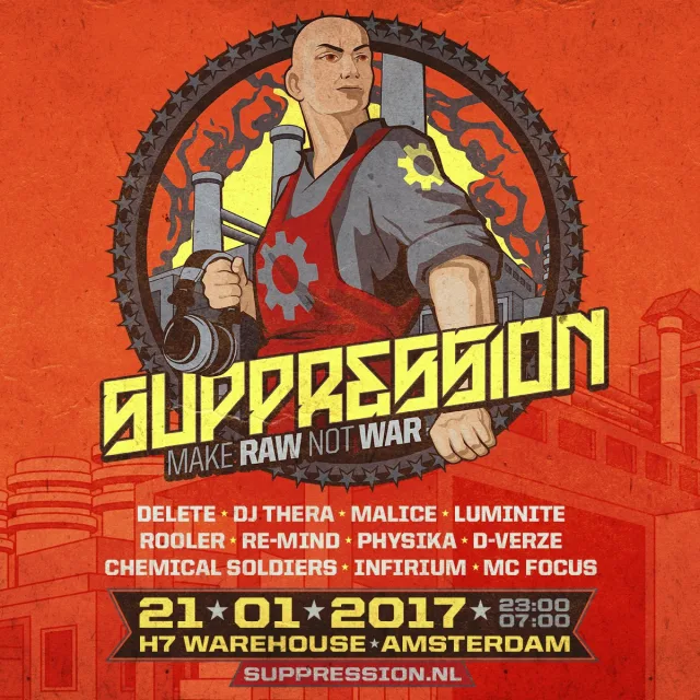 Poster: Suppression - Make RAW not WAR #3
