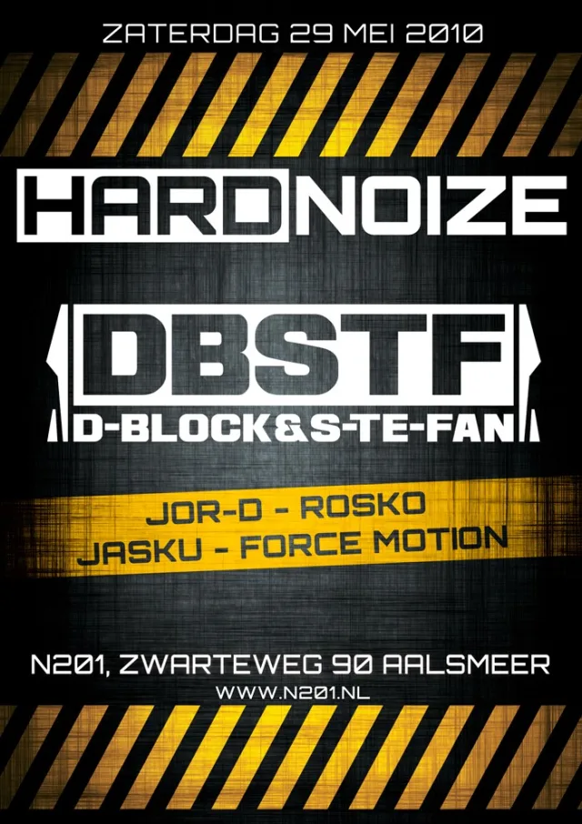 Poster: Hardnoize met D-Block & S-te-Fan