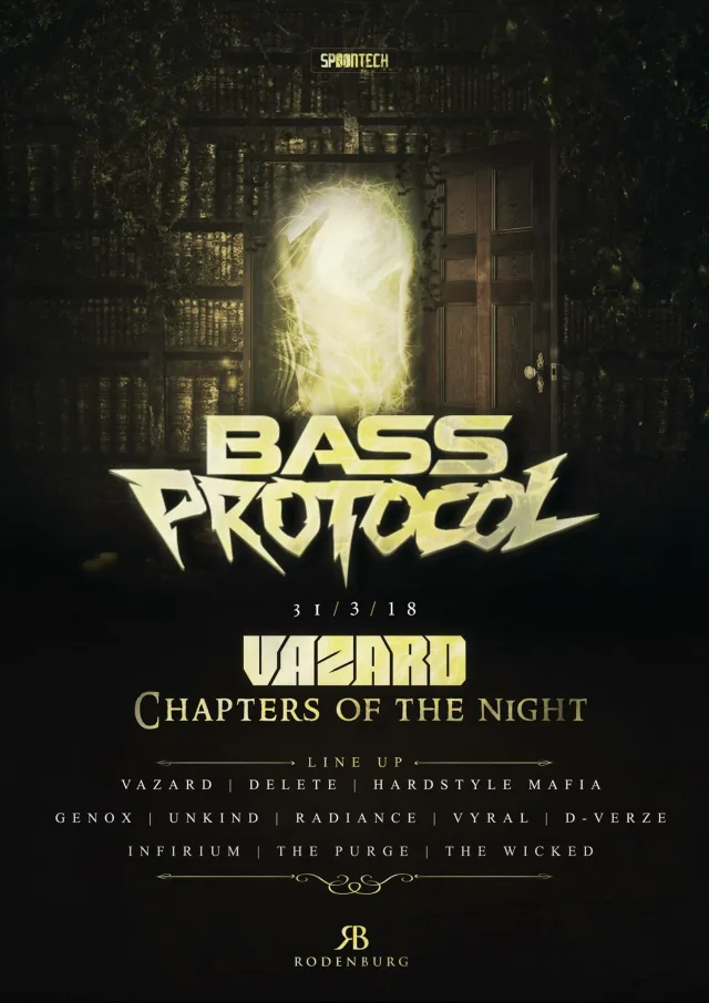 Poster: Bass Protocol: Vazard, Chapters of the Night