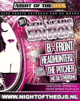 Poster: Night Of The DJ's - New Years Edition