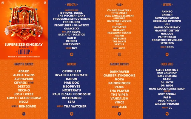 Poster: Supersized Kingsday Festival 2025
