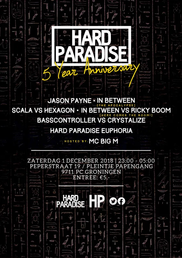 Poster: Hard Paradise: 5 Year Anniversary