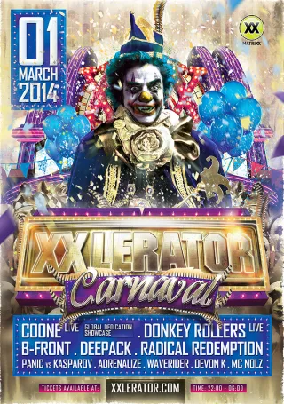Poster: XXlerator Carnaval