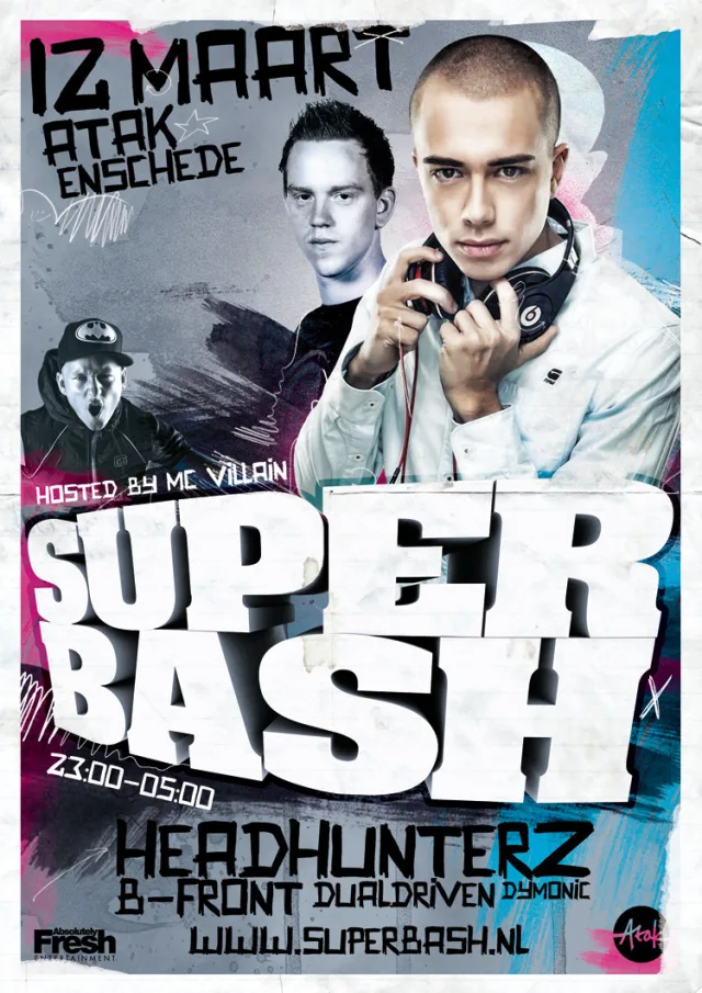Poster: Superbash, Atak Enschede