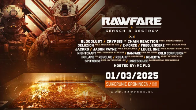 Poster: Rawfare - Search and Destroy