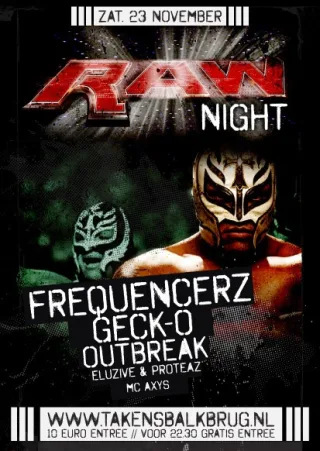 Poster: Night Of The DJ's Raw Night