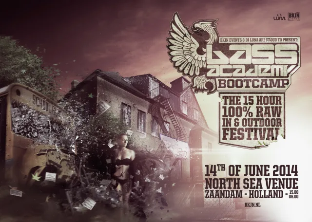 Poster: Bass Academy Bootcamp - The in & outdoor festival