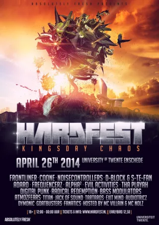 Poster: HardFest - Kingsday Chaos