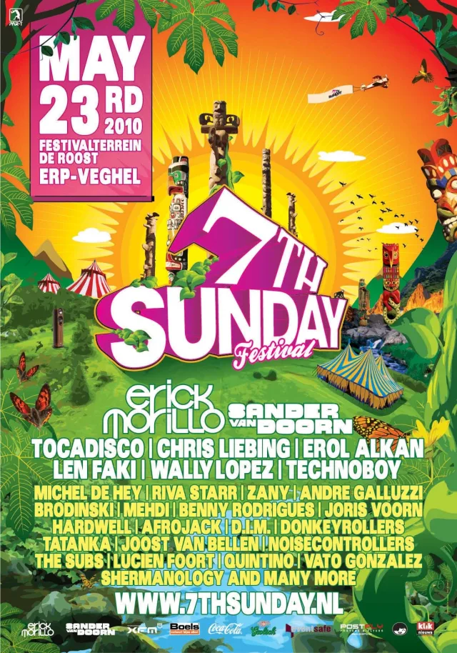 Poster: 7th Sunday + Harmony of Hardcore