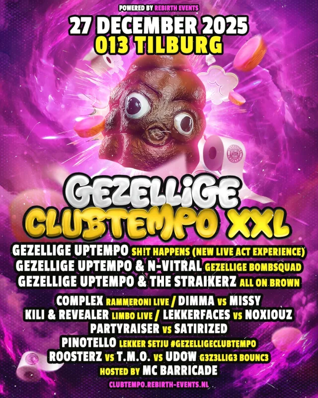 Poster: GEZELLIGE CLUBTEMPO XXL