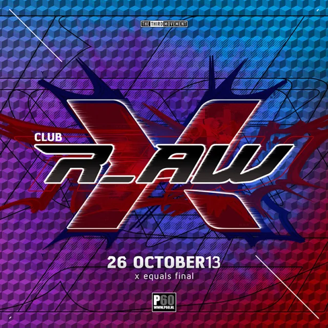 Poster: Club r_AW - X Equals Final