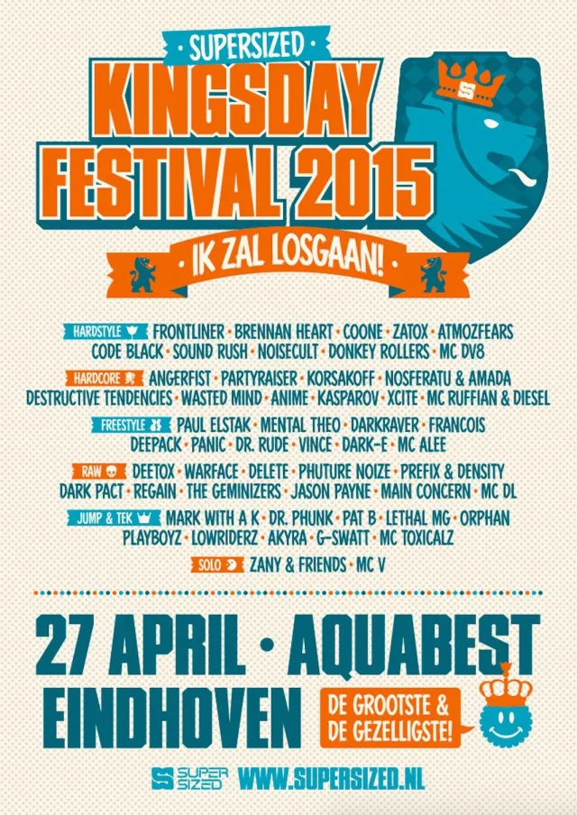 Poster: Supersized Kingsday Festival